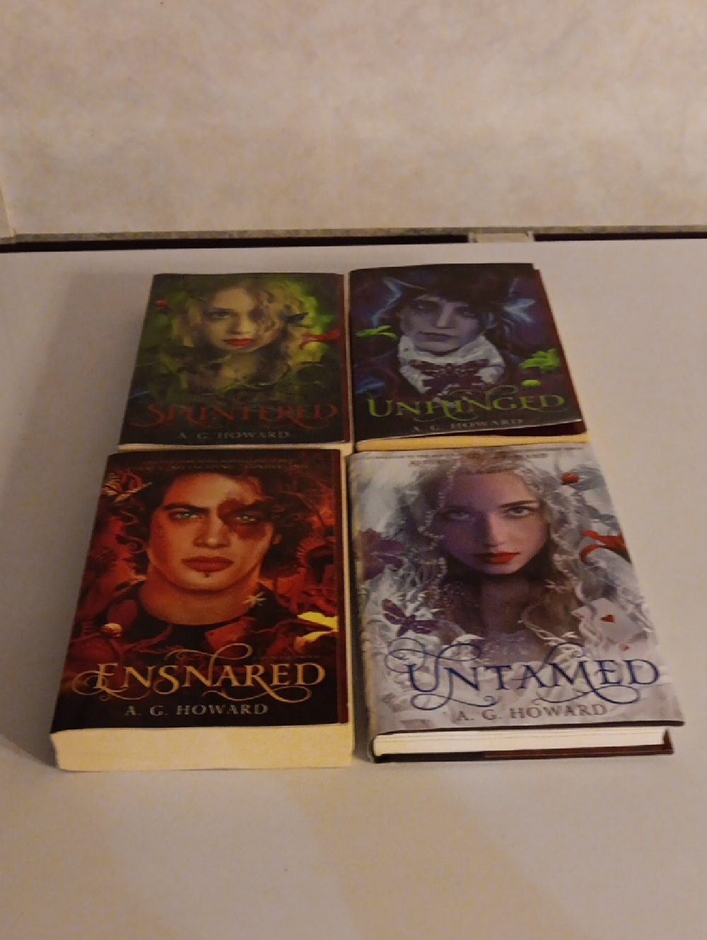A. G. HOWARD | Splintered 4 Book Series Young Adults Fantasy Novels Fairy Tale